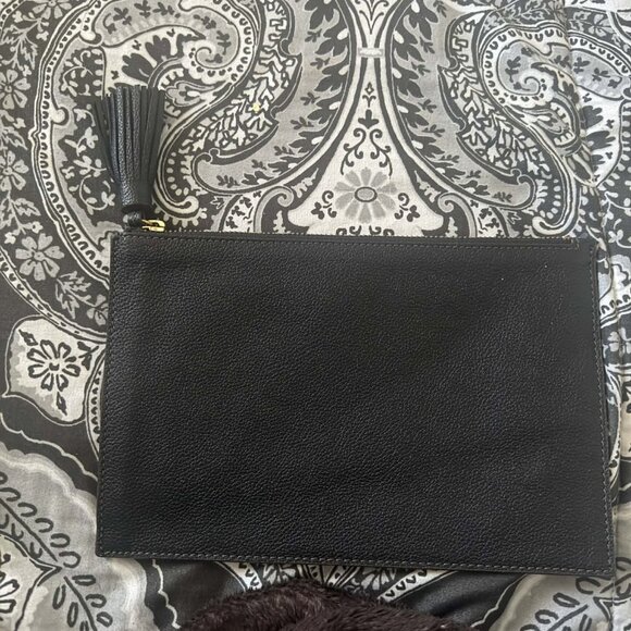 Fossil Leather Pouch Clutch Bag - Picture 3 of 6